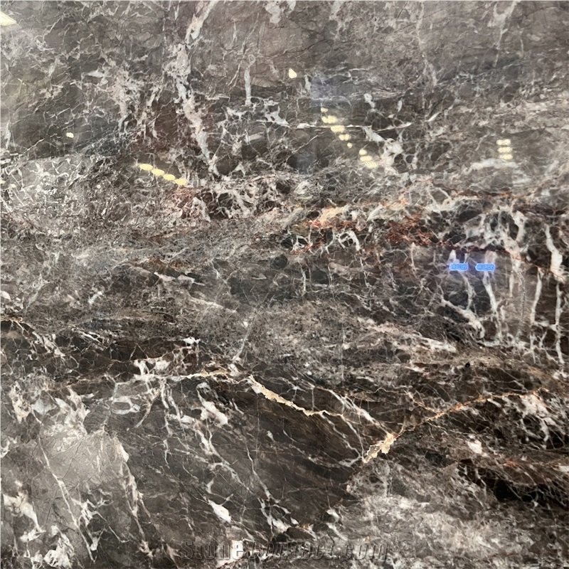 Polished Alexander Grey Marble Slabs For Bathroom Wall Decor