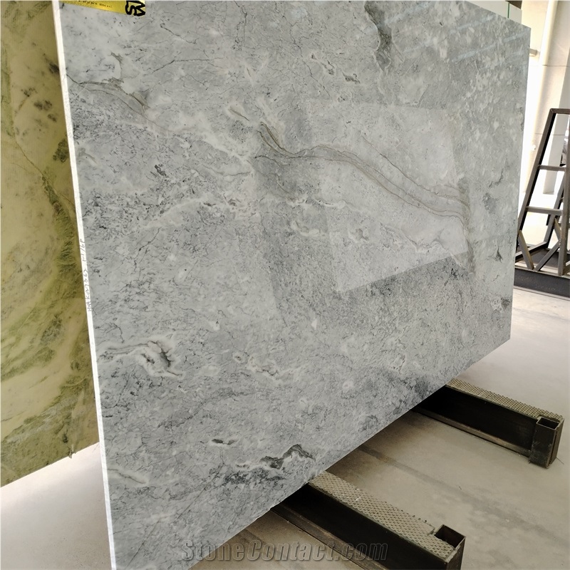 Polished Badal Grey Marble Slabs For Commercial Space