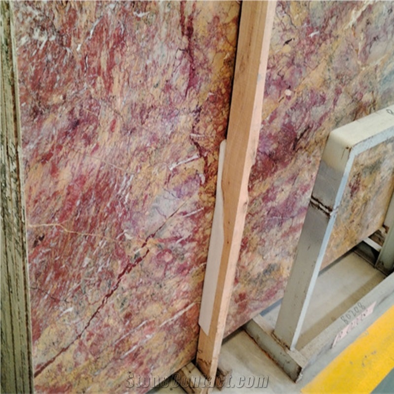 Polished Multicolor Van Gogh Emperor Marble Slabs And Tiles