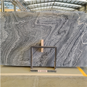 Premium Quality Fantasy Natural Sea Blue Marble Slabs Wall