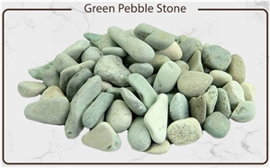 Green Pebble Stone, River Stone