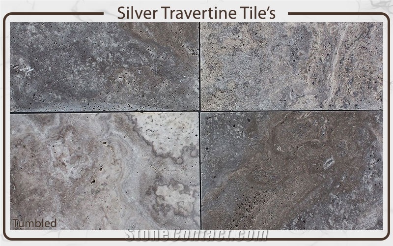 Silver Travertine Tiles & Travertine Tiles