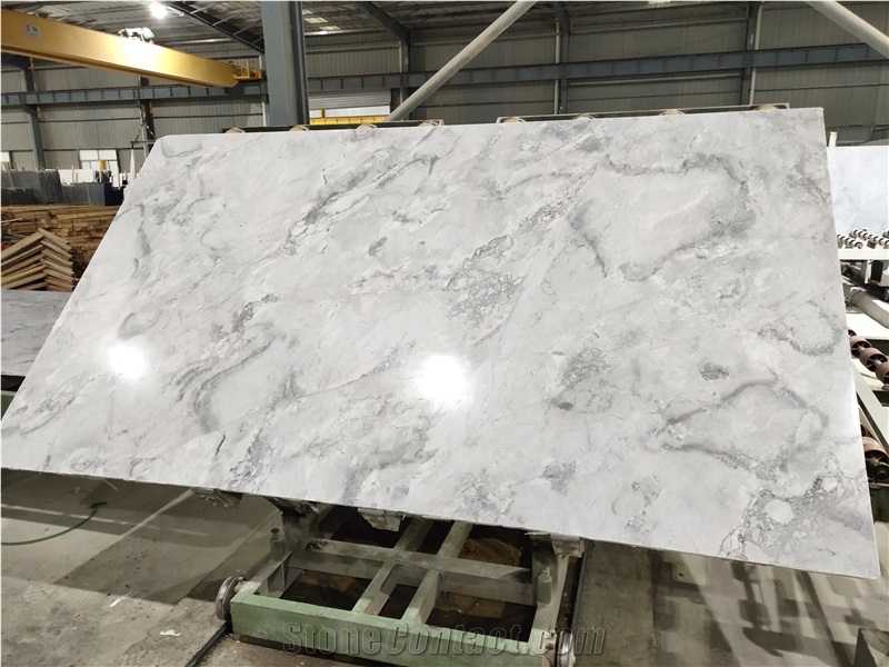 Super White Calacatta Infinity White Marble Slabs 20Mm