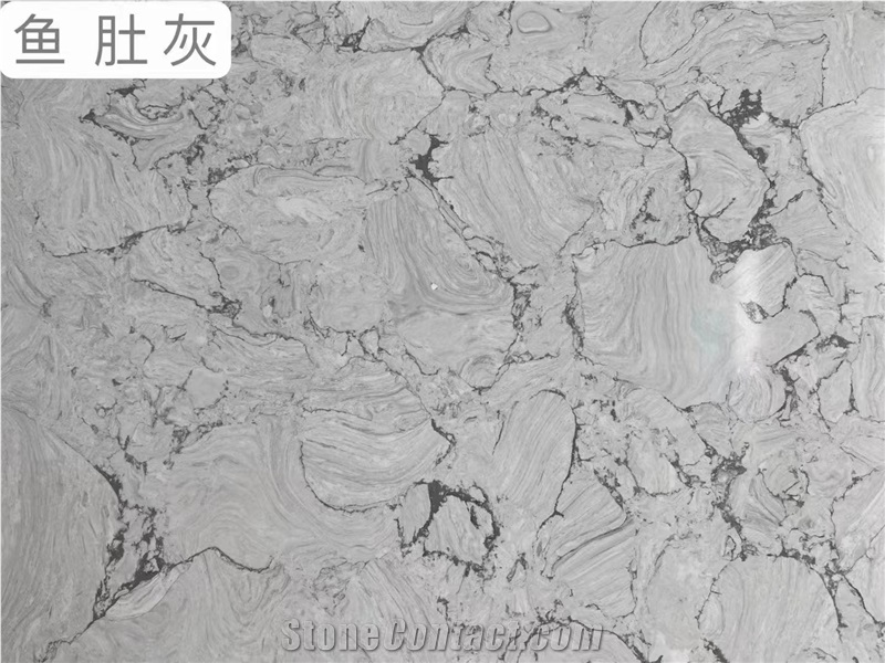 China Artificial Quartz Compressed Marble Slab