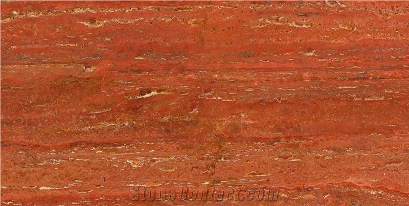 Travertine Natural Stone Slab SORAYA RED Persian | Iranian
