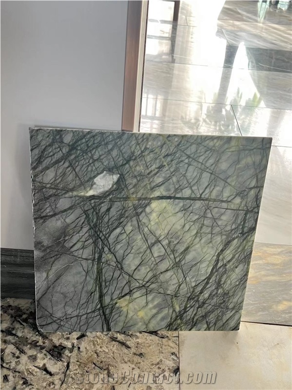 Green Marble Slab Tile Super Thin Used For Wall