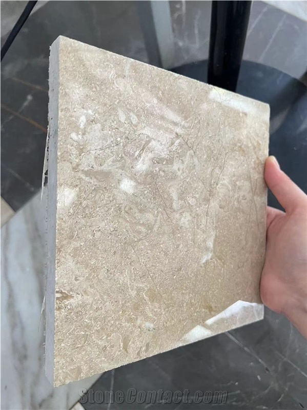 Iran Shandy Beige Marble Slab Tile Good Used For Wall