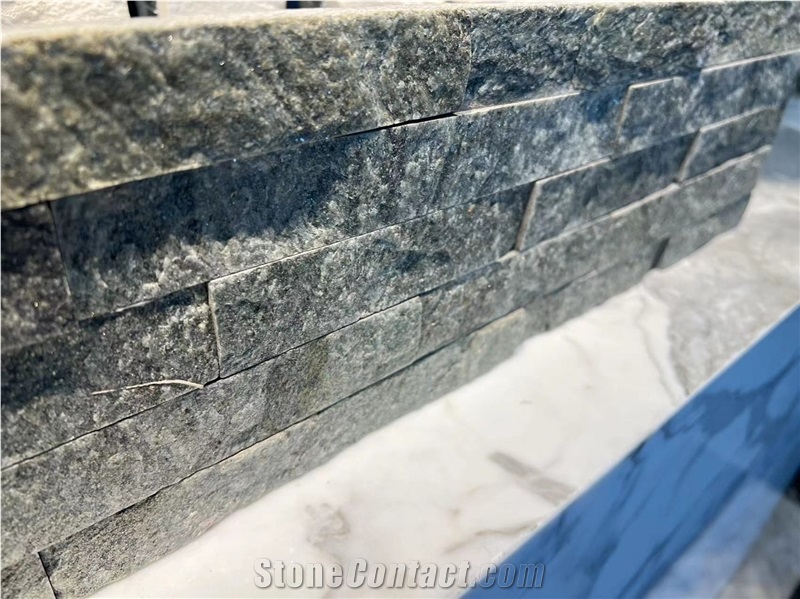 Natural Stone Cultural Stone Black Veneer Wall Sparkle