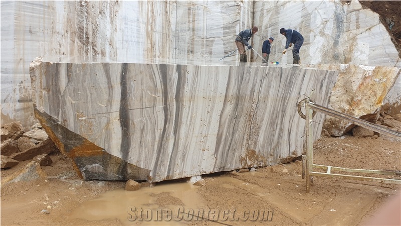Turkish Palissandro Marble Quarry - Own Quarry Blocks