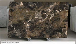 Exotic Carob Brown India Granite Slabs