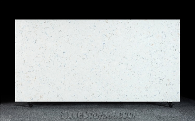 Cararra White Quarzt Stone Table Top