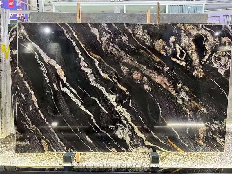 Black Magma Granite ,Luxury Black Slab