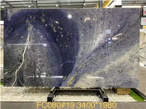 Blue Color Granite Slab For Home Wall Decoration