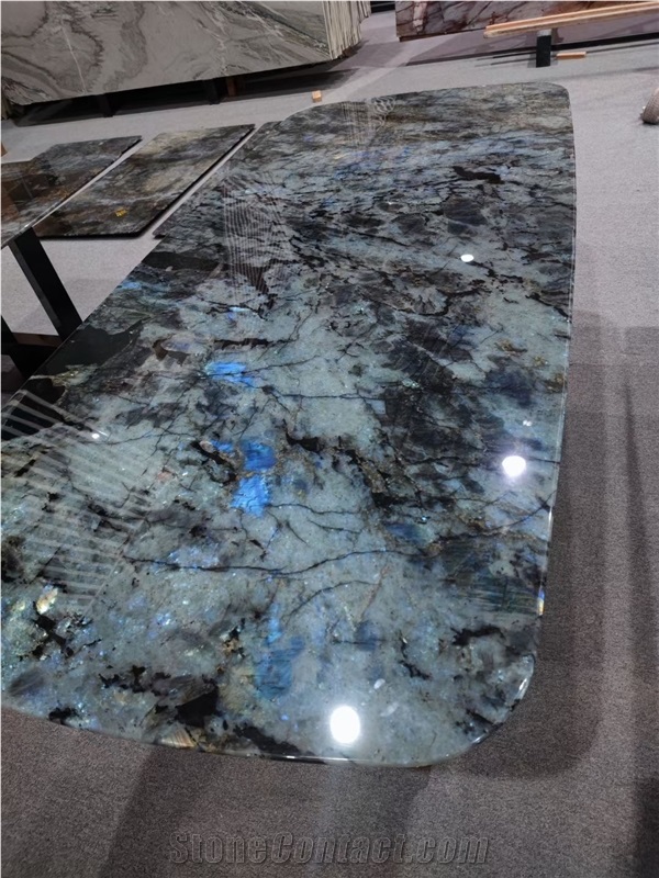 Blue Granite Rectangle Table Tops