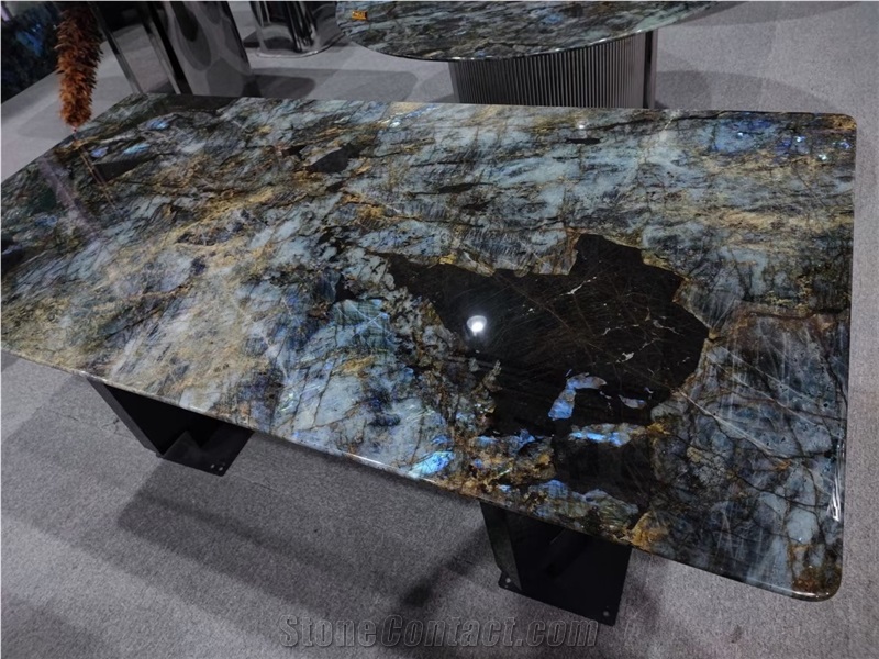 Blue Granite Rectangle Table Tops