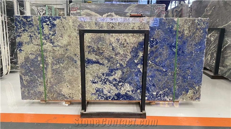 Bolivia Blue Sodalite Granite Slab For Wall&Floor