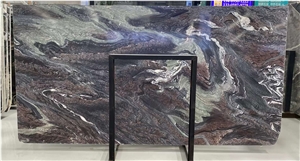 Brazil Explosion Blue Quartzite Slab For Home Decor Luxury