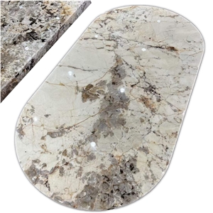 Brazil Patagonia White Granite Coffee Table For Home Decor