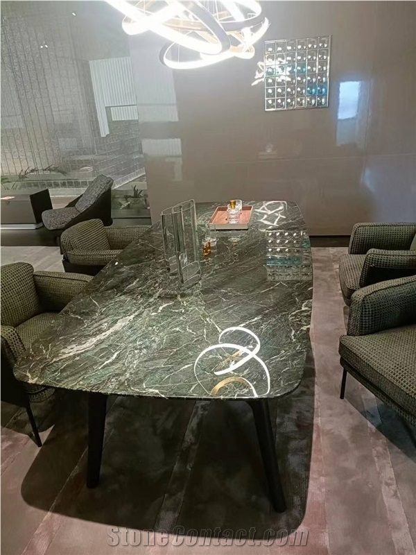 Nature Green Stone Table Top