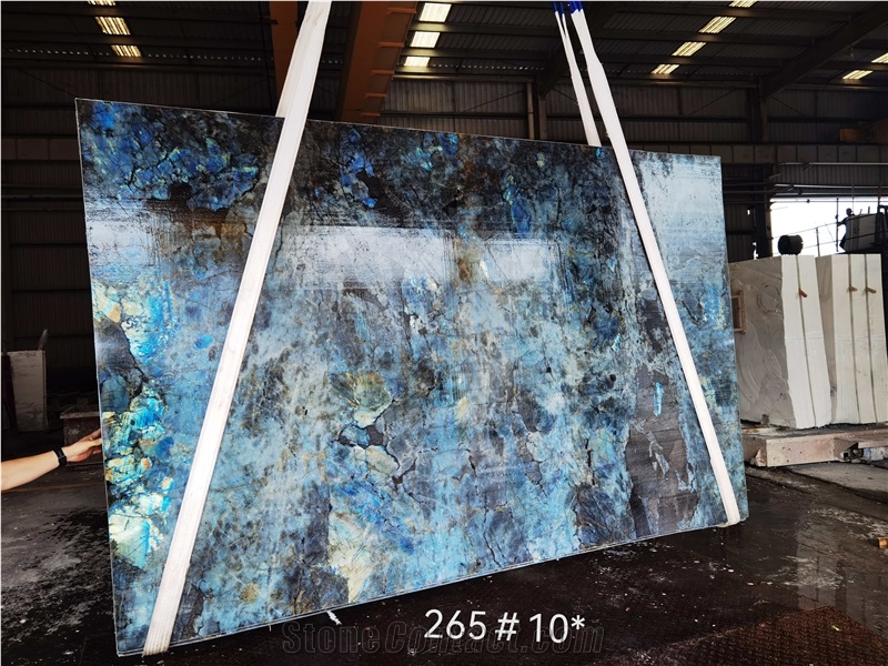 Top Quality Blue Emerald Slabs