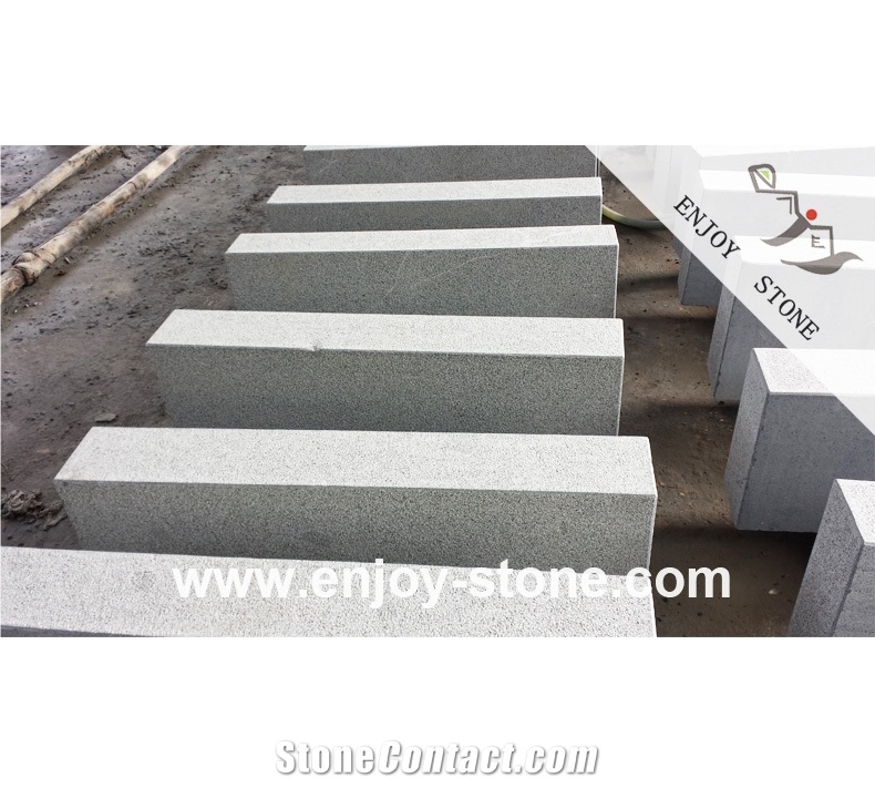 China G654 Sesame Grey Kerbstone For Road