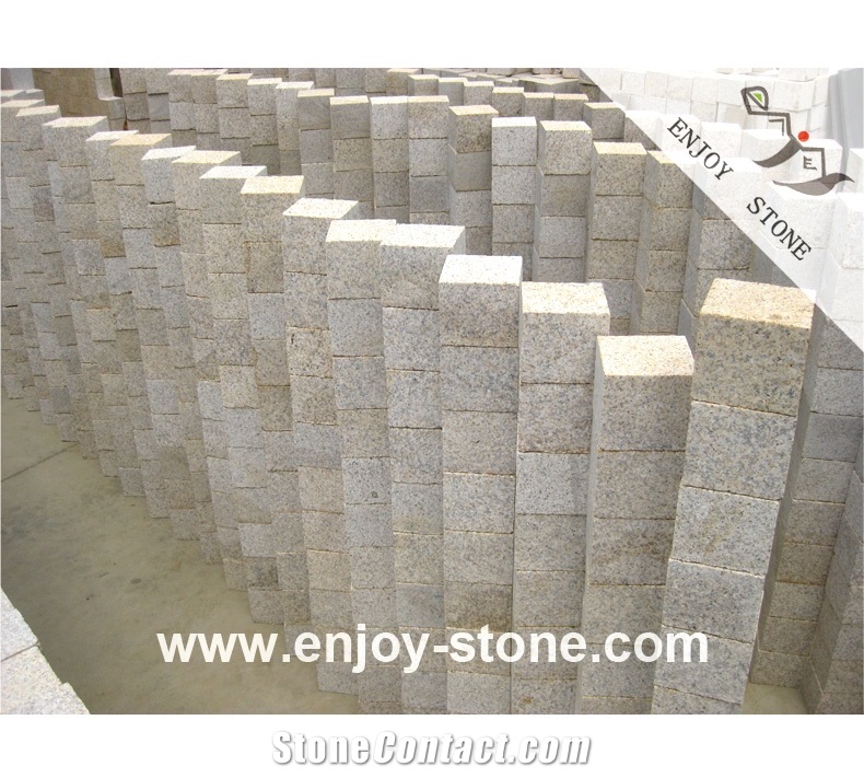 G682 Rustic Yellow Granite Paving Stone For Pavers