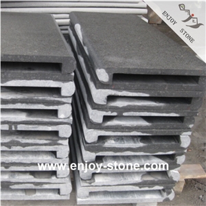 G684 Flamed Rebated Bullnose For Pool Terrace Pavers