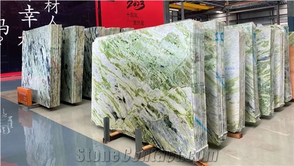 Irish Connemara Green Marble Stone Big Slab Tiles