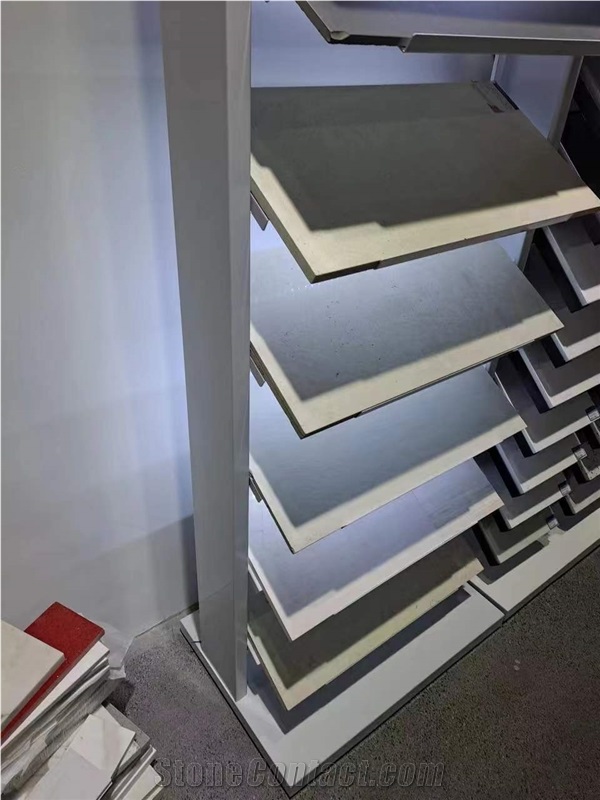 Tile Stone Sample Metal Floor Display Stand Rack