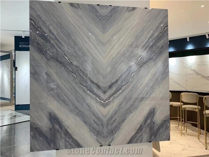Blue Sands Sintered Stone Slab For Wall Decoration