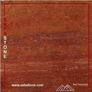 Red Travertine Tile (Cut To Size)