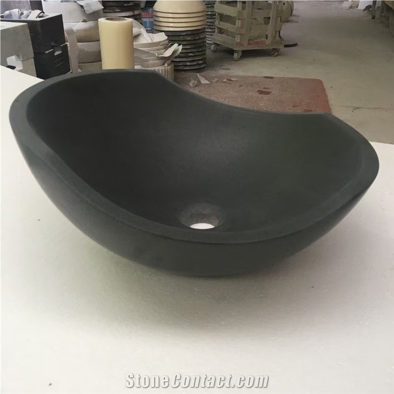 Absolute Black Granite Vessel Sink With Wholesale Price