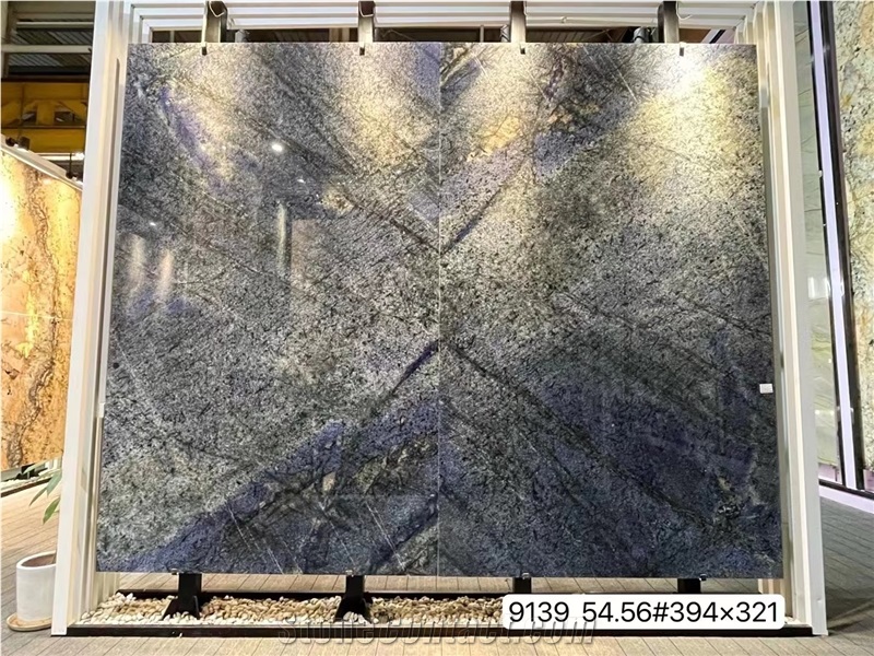Azul Bahia Granite For Flooring Tiles