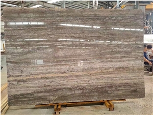 Silver Grey Travertine For Interior Decoration