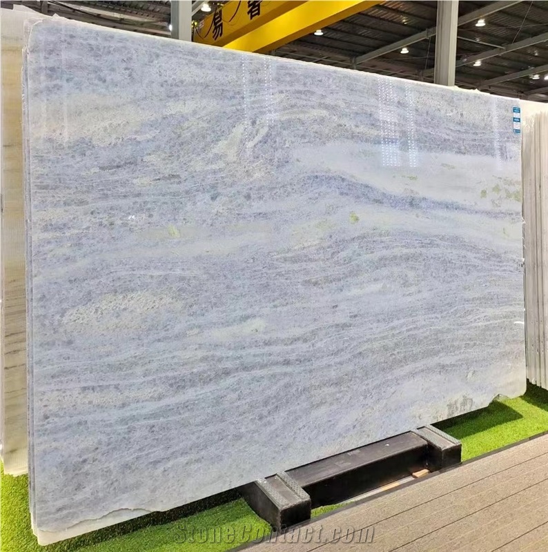 Sky Blue Marble For Home Decor