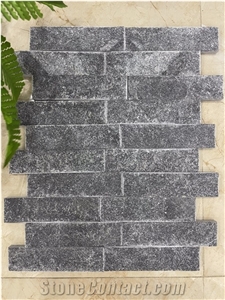 Black Marble Stone Split Wall Tiles