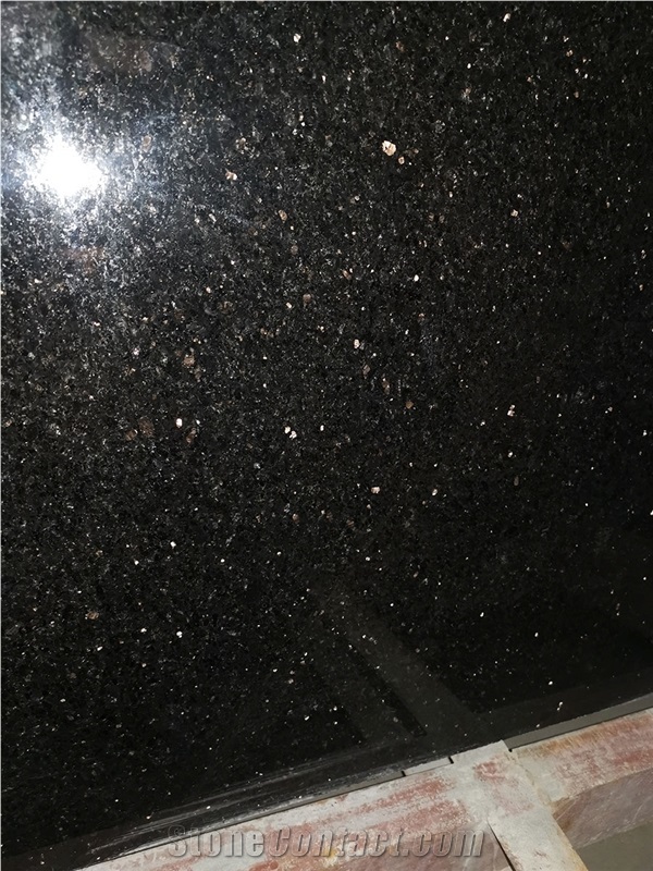 Black Galaxy India Polished Surface Without Black Line