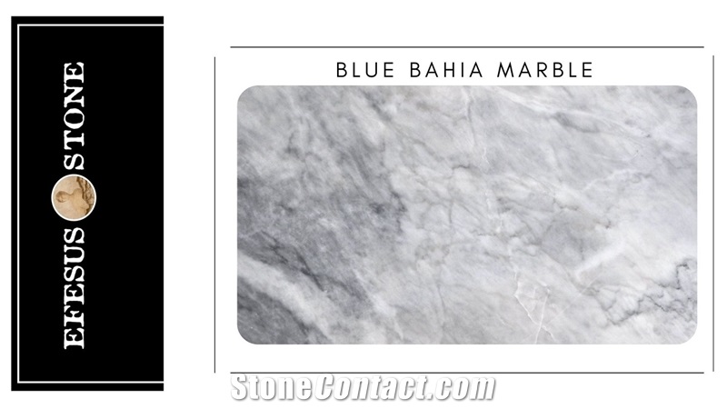 Blue Bahia Grey Marble Stone Slabs