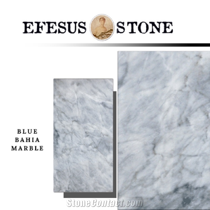 Blue Bahia Grey Marble Stone Slabs
