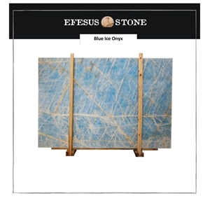 Blue Ice Onyx Stone Slabs