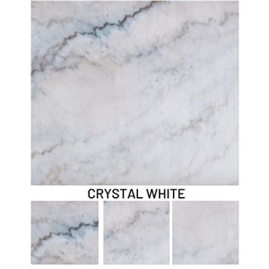 Crystal White Marble Stone