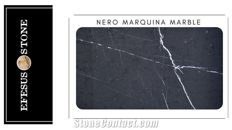 Nero Marquina Marble Stone Slabs