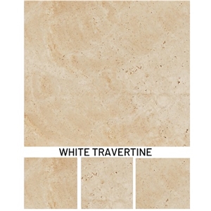 Turkey White Travertine Slab