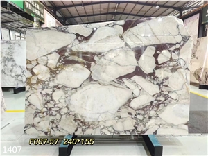 Calacatta Viola Marble Lilac Stone Slab Home Decoration