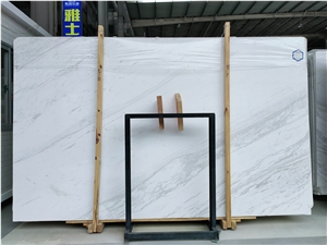 Greece Jazz White Marble Volakas Imperial Marble Bookmatched