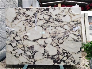 Italy Calacatta Viola Marble Slabs, Violet Lilac Stone Slab