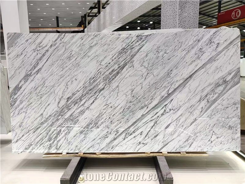 Italy Classico White Marble Calacatta Vision Big Slab Tile