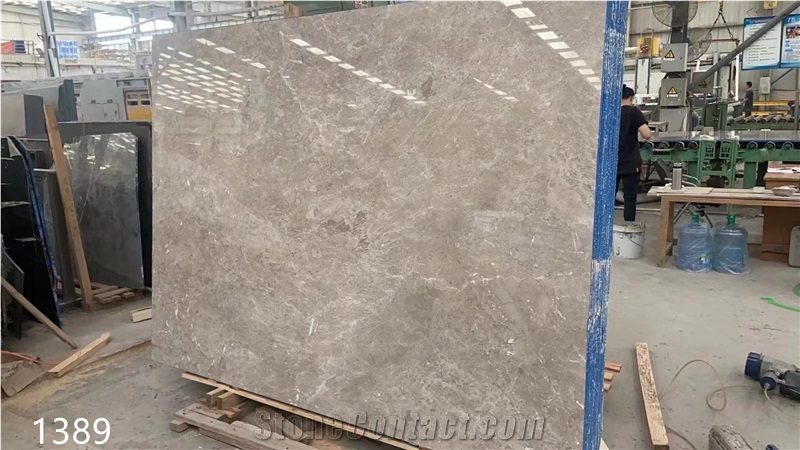 Pacific Gray Marble Silver Grey Stone Big Slab Project Use