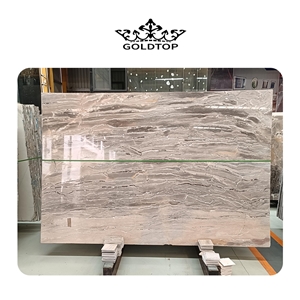 Arabescato Grigio Rosa Marble Slab For Home Decoration