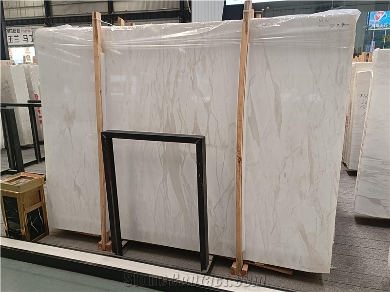 Beautiful Surface Marble White Marble Cary Ice Marble Slabs